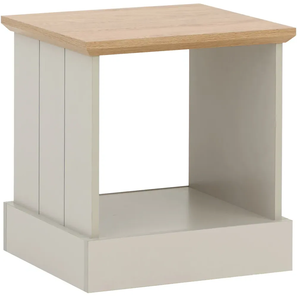 Kendal Lamp Table - Grey, Oak