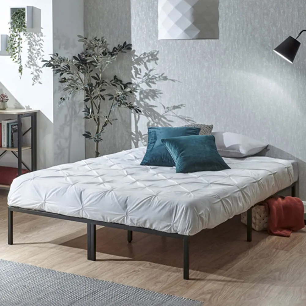 Kore Double Platform Bed Frame - Black, Metal image