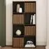 Kube 4 Drawer 4 Shelf Storage Unit - Black, Walnut