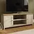 Lancaster 2 Door 2 Shelf Large TV Unit - Cream, Oak