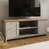 Lancaster 2 Door Large TV Cabinet - Grey, Oak