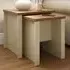 Lancaster Nest of Tables Set of 2 - Cream, Oak