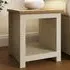 Lancaster Side Table - Cream, Oak