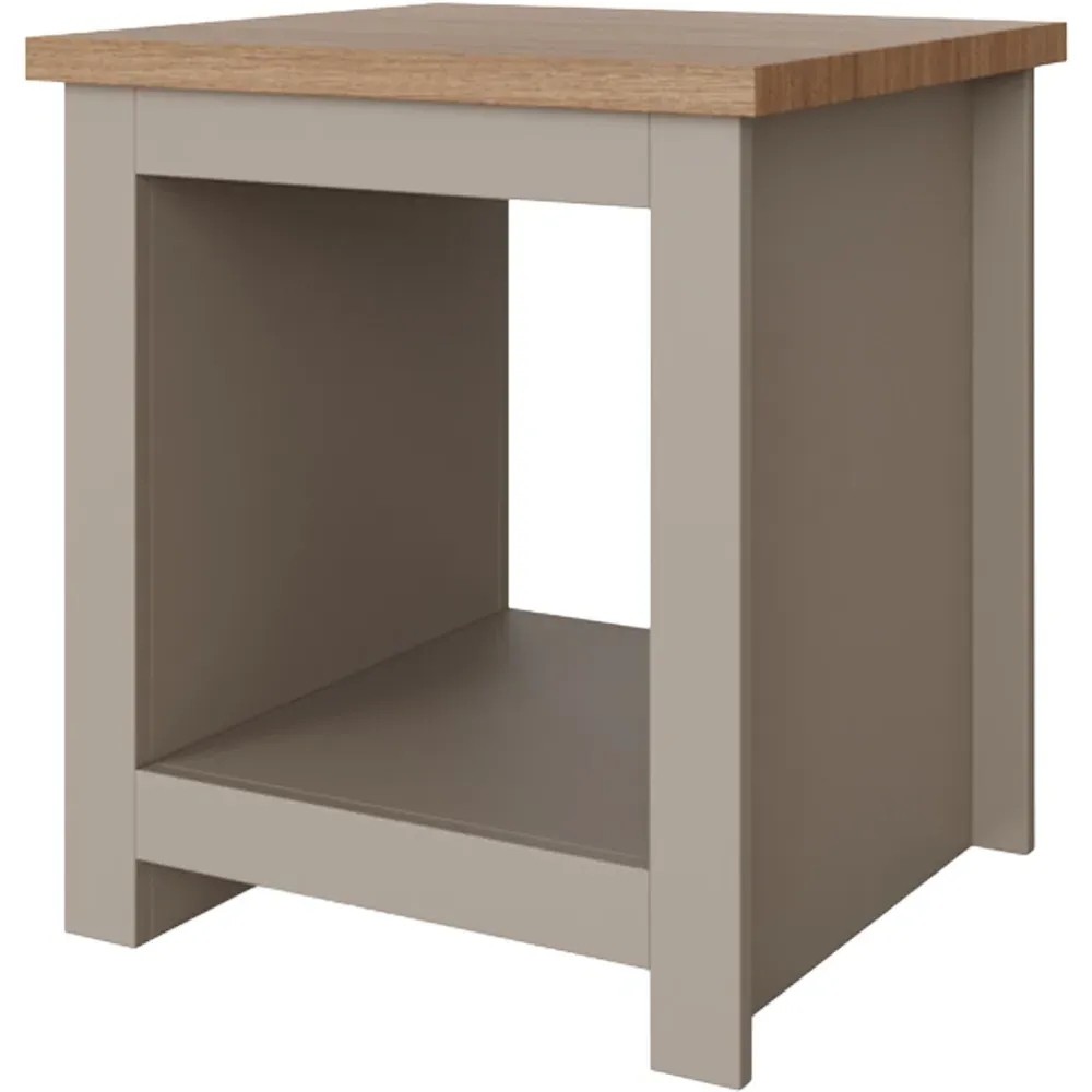 Lancaster Side Table - Grey, Oak