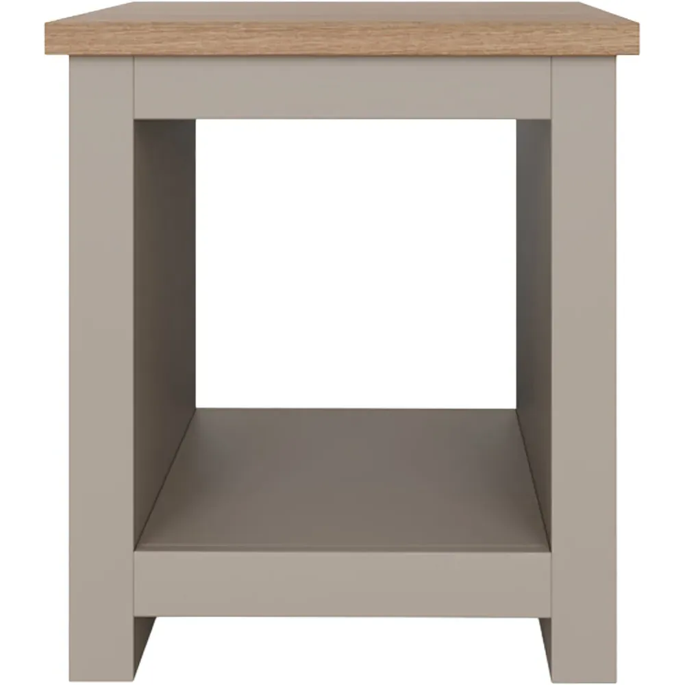 Lancaster Side Table - Grey, Oak
