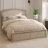 Madrid Double Ottoman Bed with Storage - Cream, Oak