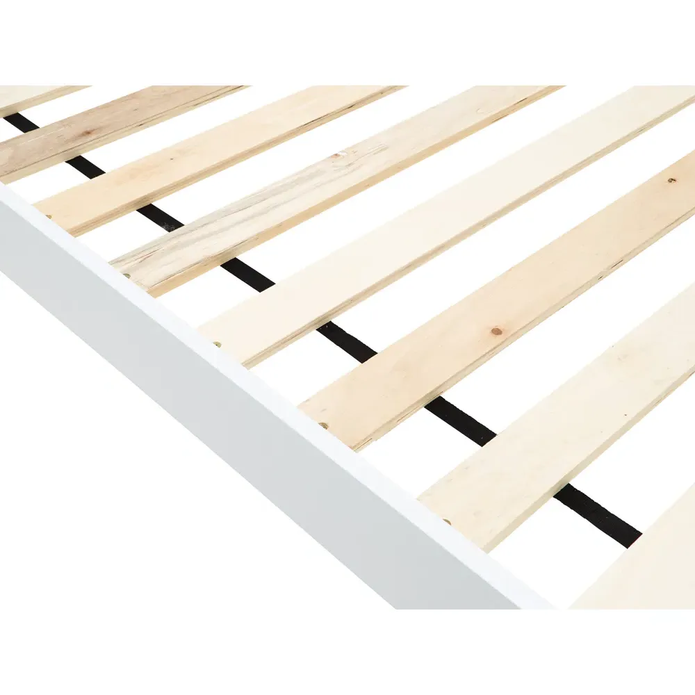 Madrid Single Day Bed - White, Wood