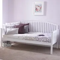 Madrid Single Day Bed - White, Wood