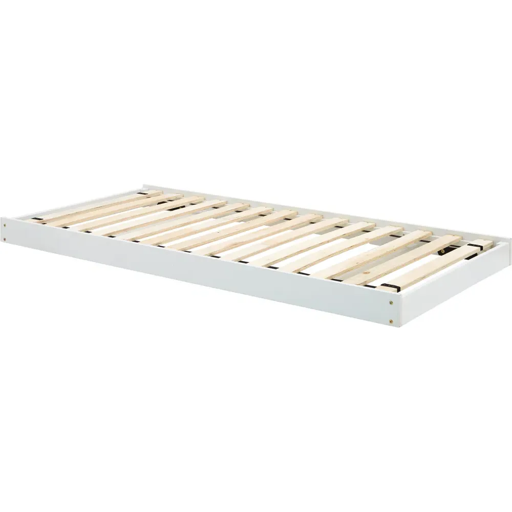 Madrid Wooden Trundle Day Bed - White