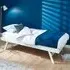 Madrid Wooden Trundle Day Bed - White