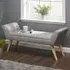 Milan Ottoman Window Seat - Grey