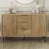 Nervata 2 Door 3 Drawer Sideboard - Oak