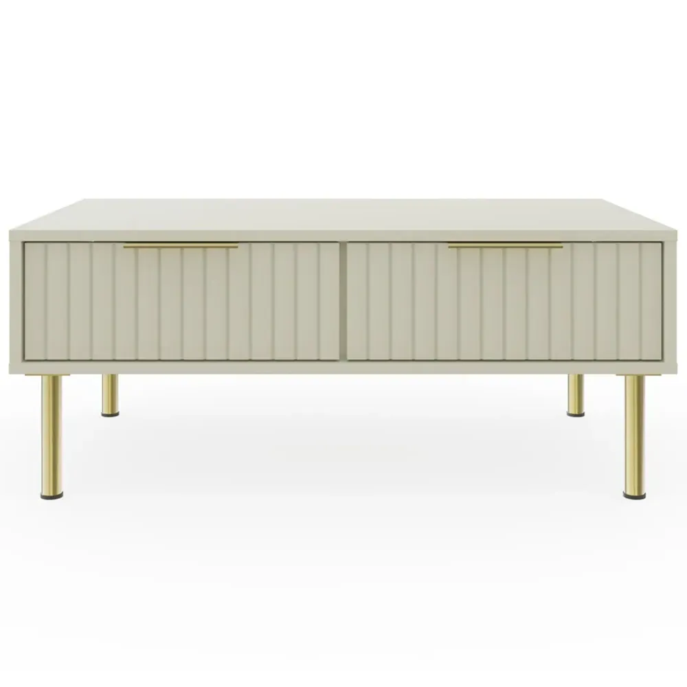 Nervata Coffee Table - Cream