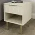 Nervata Lamp Table - Cream