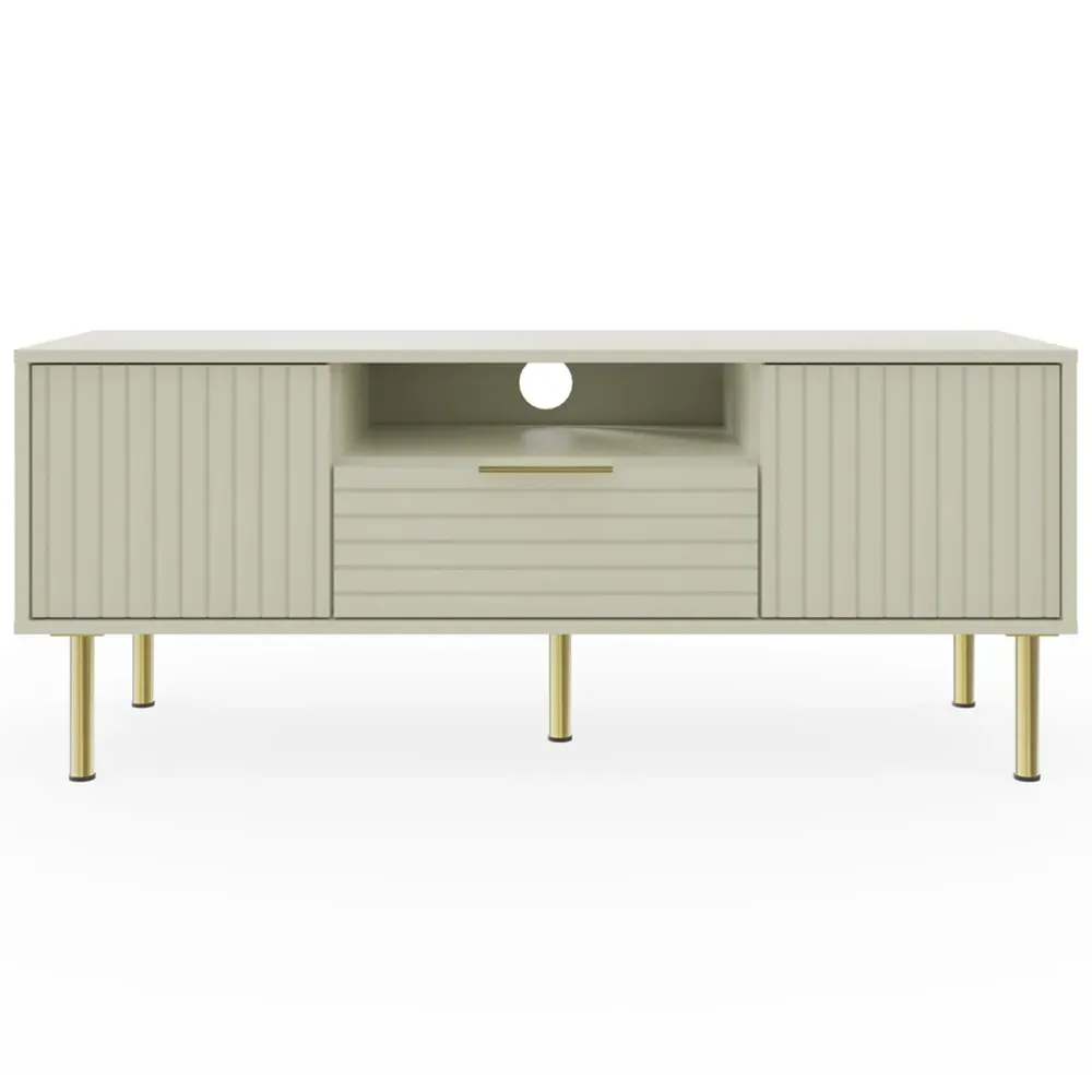 Nervata TV Unit - Cream