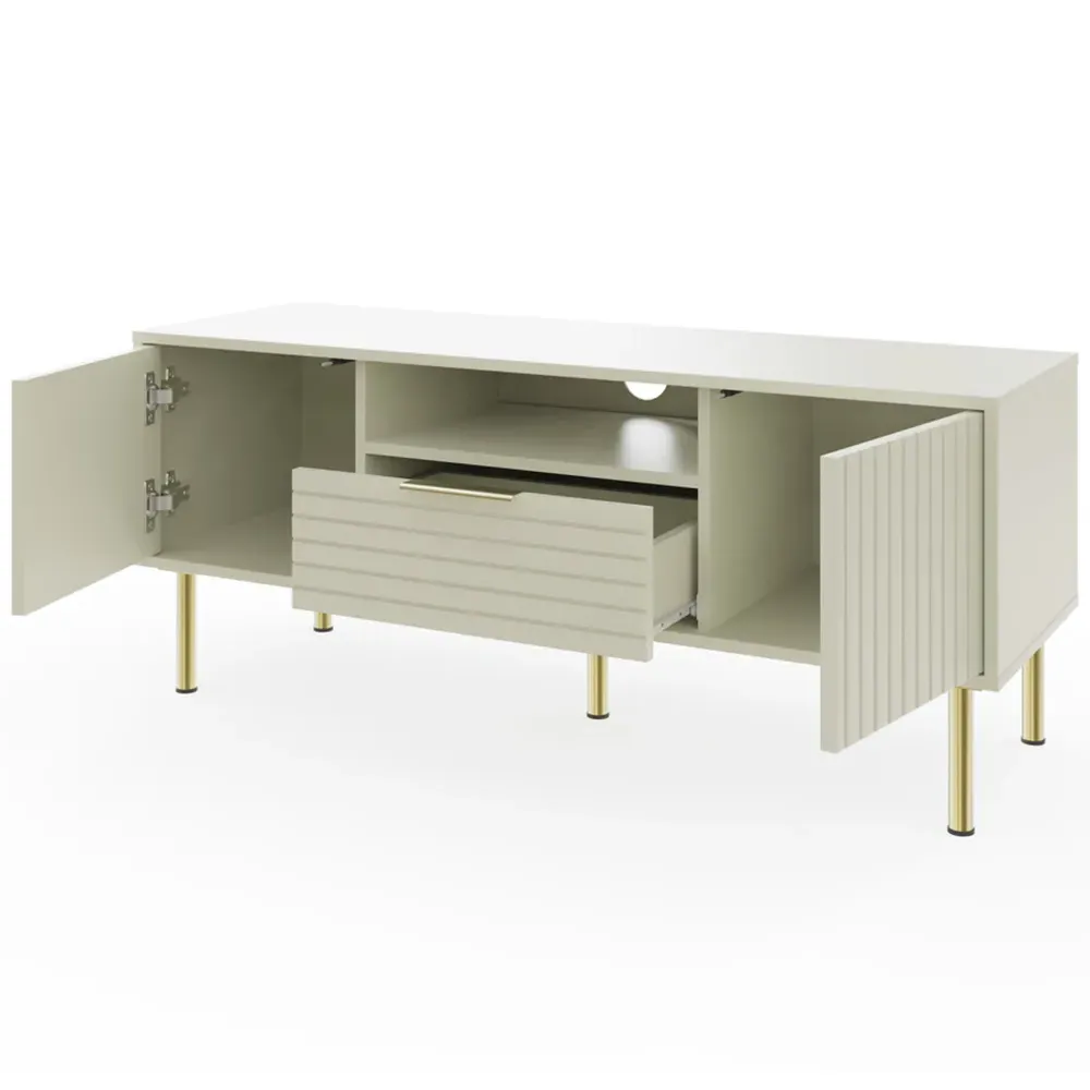 Nervata TV Unit - Cream