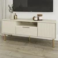 Nervata TV Unit - Cream