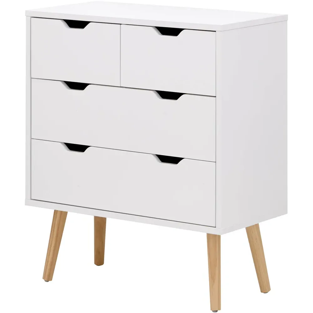 Nyborg 4 Drawer Chest of Drawers - White