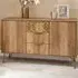 Orleans 2 Door 3 Drawer Sideboard - Brown, Mango