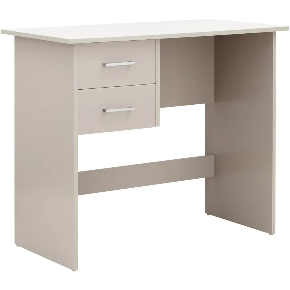 Panama 2 Drawer Desk - Grey