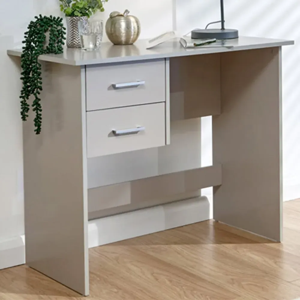Panama 2 Drawer Desk - Grey image