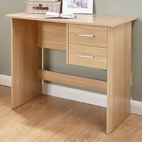 Panama 2 Drawer Desk - Oak Wood Effect