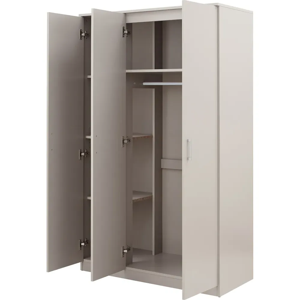 Panama 4 Piece Bedroom Furniture Set - Light Grey