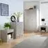 Panama 4 Piece Bedroom Furniture Set - Light Grey