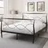Rimini King Size Metal Bed Frame - Black