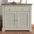 Salcombe Compact Sideboard with Drawer - Light Grey