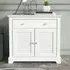 Salcombe Compact Sideboard with Drawer - White