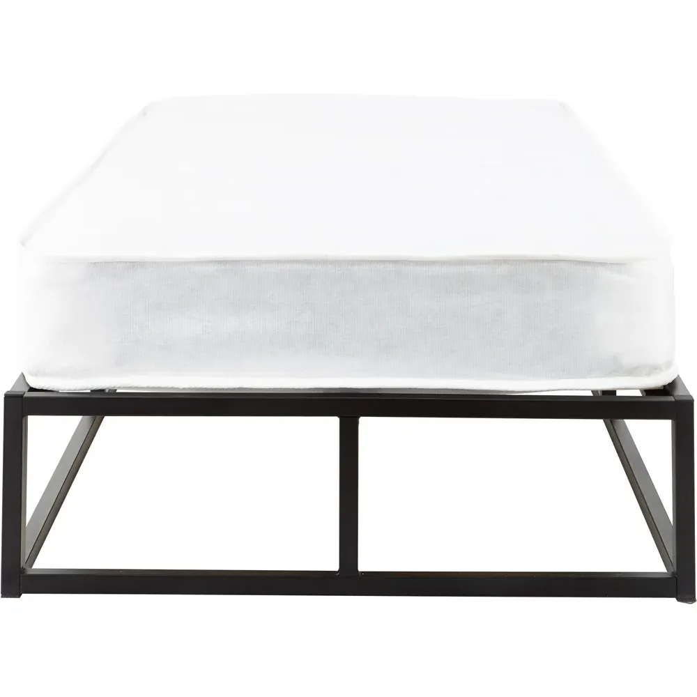 Single Platform Bed Frame - Black, Metal