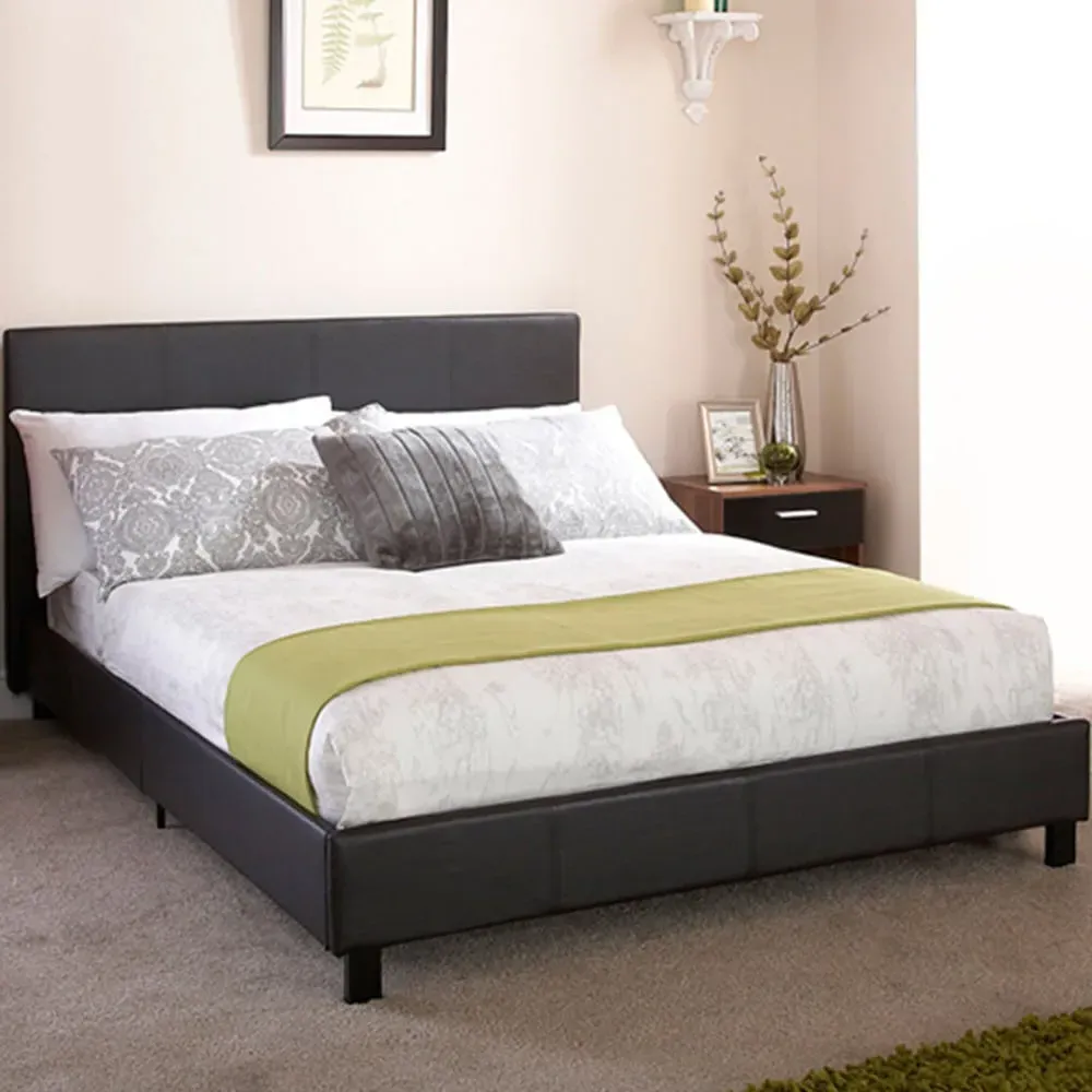 Small Double Bed In A Box - Black image