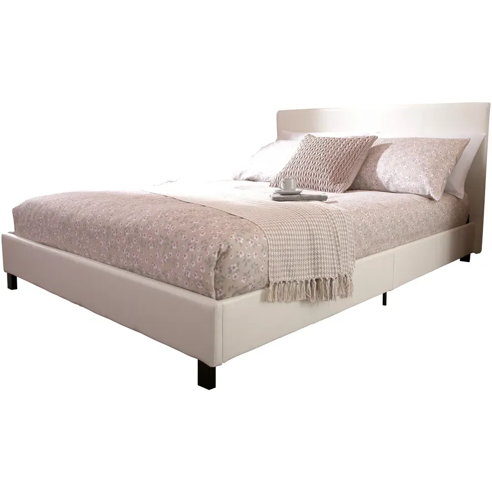 Small Double Bed In A Box - White