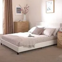 Small Double Bed In A Box - White
