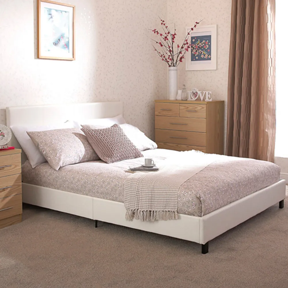 Small Double Bed In A Box - White
