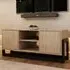 Taite 2 Door TV Unit with Storage - Brown, Oak