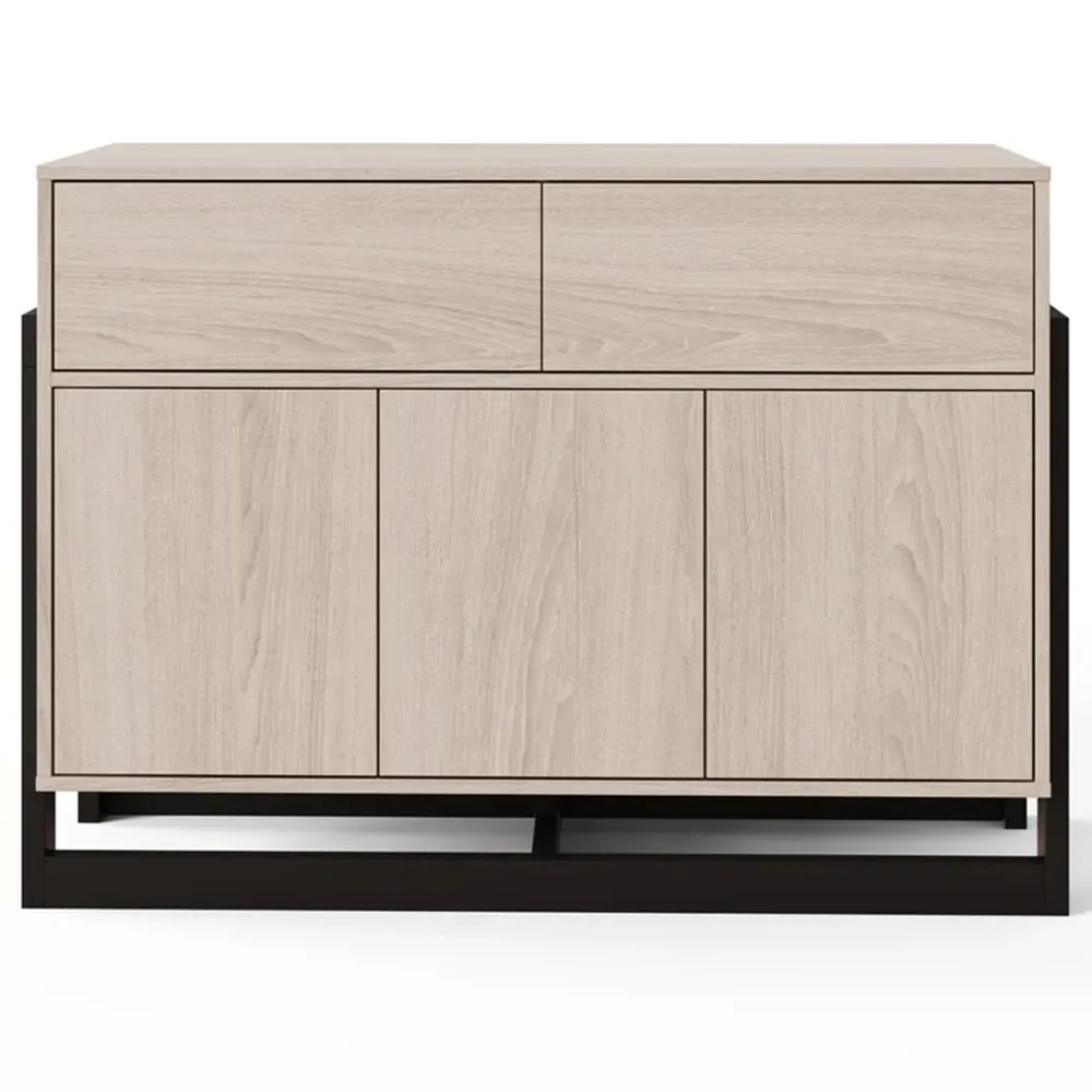 Taite 3 Door 2 Drawer Sideboard - Brown, Oak