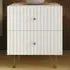 Thalia 2 Drawer Bedside Table - White