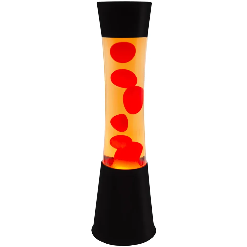 16 inch Tower Lava Lamp - Orange, Aluminium