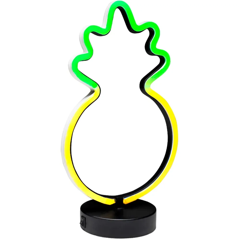 Pineapple LED Neon Light 30cm - Multi