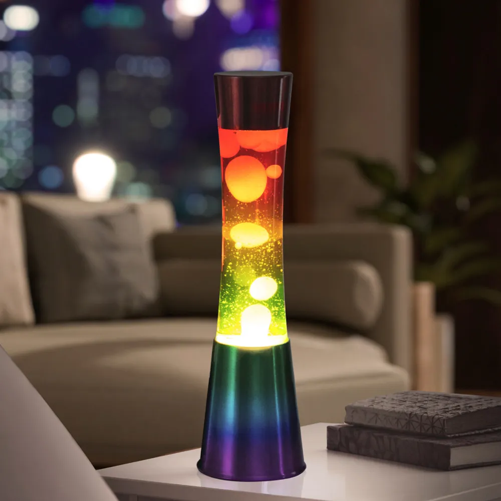 Rainbow Lava Tower Lamp 16 inch - Multi