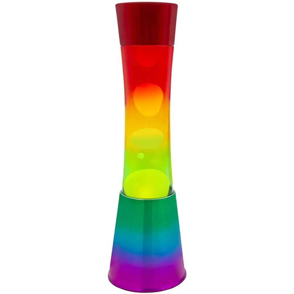 Rainbow Lava Tower Lamp 16 inch - Multi image