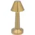 Rechargeable LED Table Lamp with Touch Control - Brass