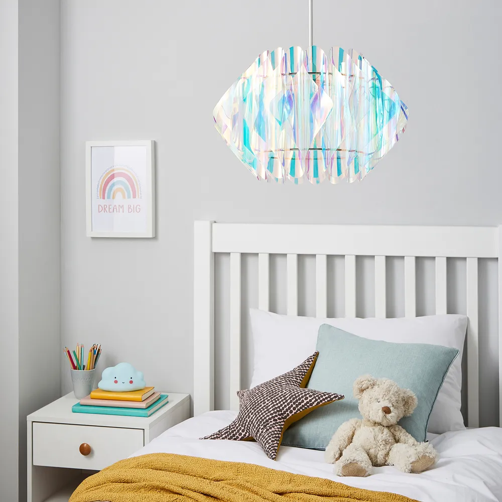Disco Iridescent Pendant Shade - Multi