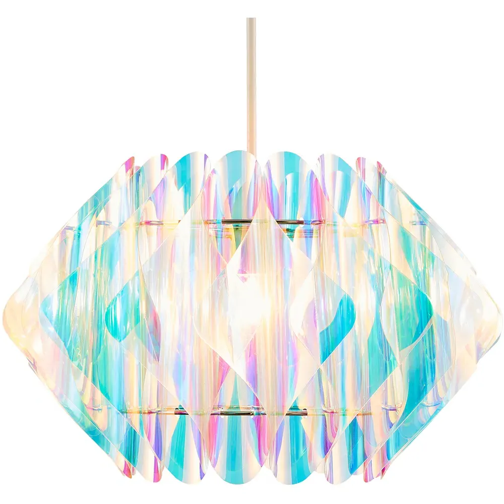 Disco Iridescent Pendant Shade - Multi
