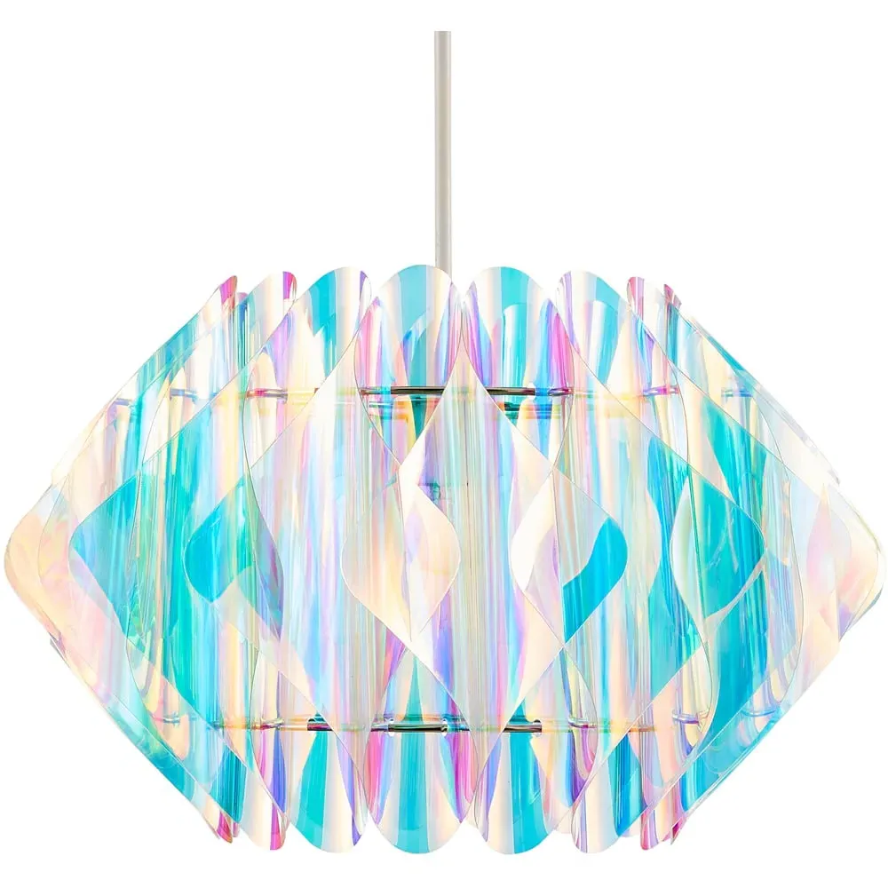Disco Iridescent Pendant Shade - Multi