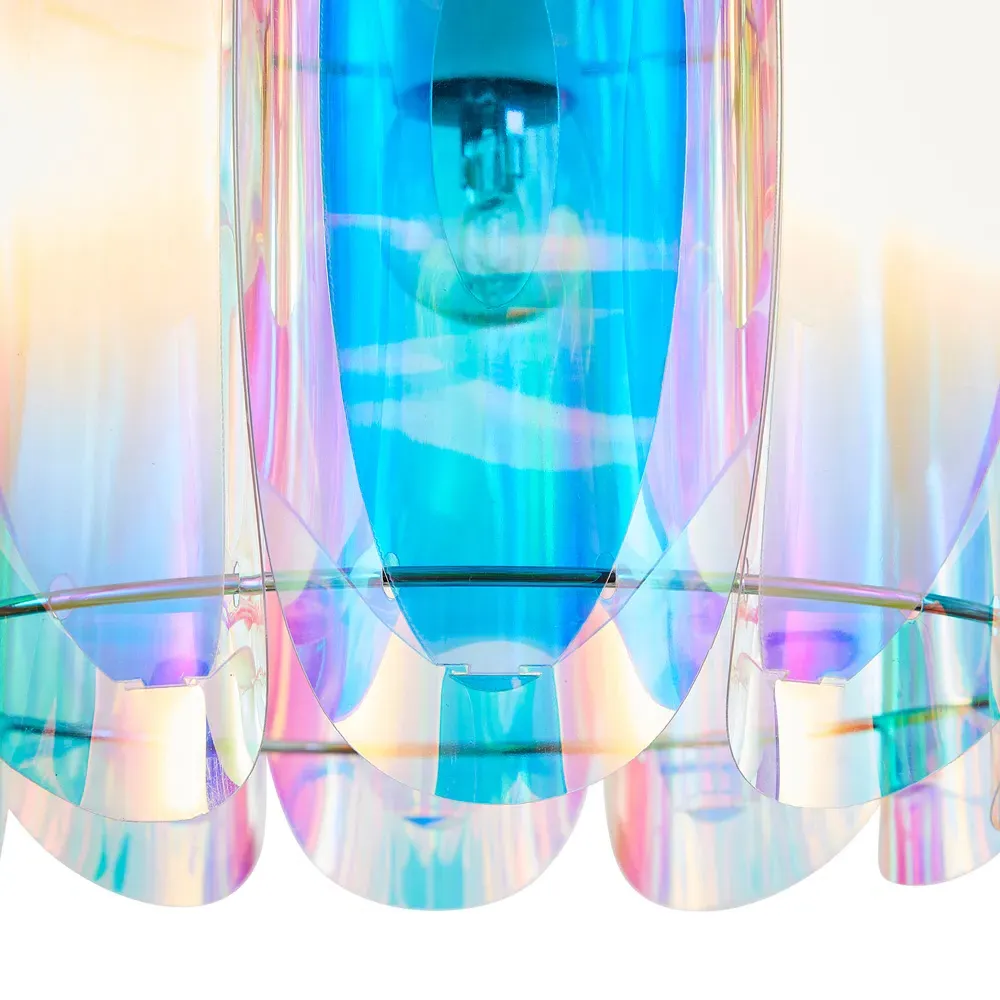 Disco Iridescent Pendant Shade - Multi
