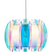 Disco Iridescent Pendant Shade - Multi