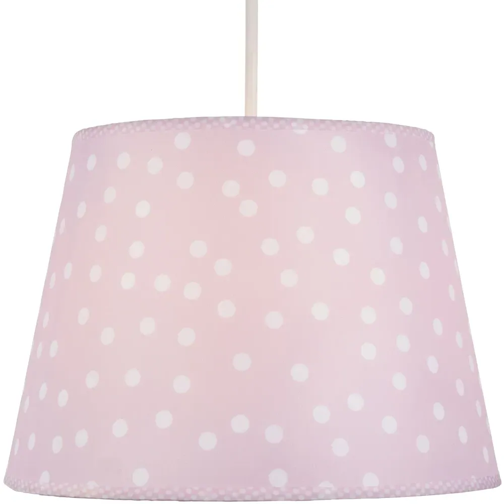 Easyfit Polka Dot Lamp Shade - Pink